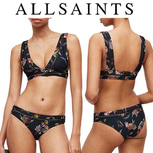 OBO. All Saints. Gorah Soleil Printed Top & Bottom. Size L - Picture 1 of 4